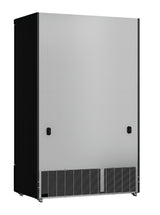 Combisteel JDE-1000R Black Double Glass Door Refrigerator – Commercial Display Fridge | 7455.2230 Upright Glass Door Fridges Combisteel