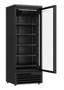 Combisteel Refrigerator 1 Glass Door Black Jde-600R Bl - 7455.2242 Upright Glass Door Fridges Combisteel   