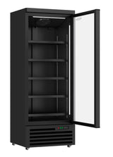 Combisteel Refrigerator 1 Glass Door Black Jde-600R Bl - 7455.2242 Upright Glass Door Fridges Combisteel   