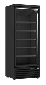 Combisteel Refrigerator 1 Glass Door Black Jde-600R Bl - 7455.2242 Upright Glass Door Fridges Combisteel   