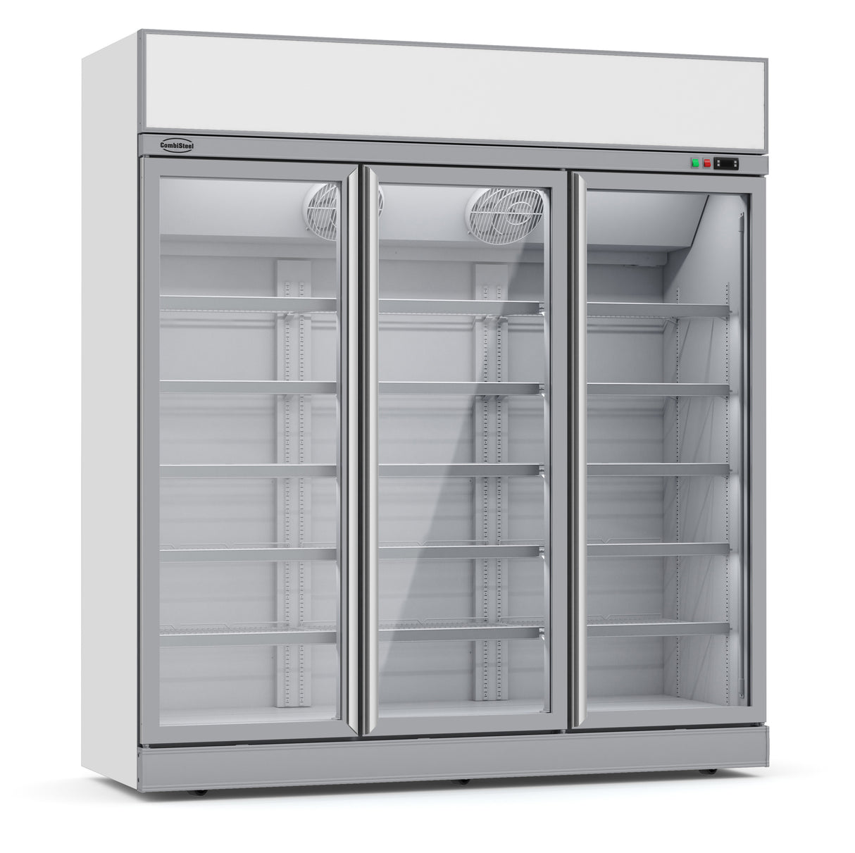 Combisteel Refrigerator 3 Glass Doors Ins-1530R - 7455.2410 Upright Glass Door Fridges Combisteel   