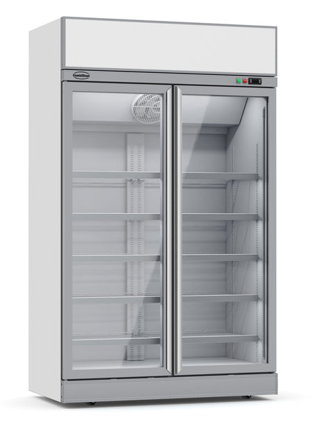 Combisteel Double Glass Door Display Freezer INS-1000F - 7455.2420 Upright Glass Door Freezers Combisteel