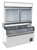 Combisteel Wall Mounted Freezer Unit White 2 Glass Doors - 7455.2520 Refrigerated Merchandisers Combisteel   