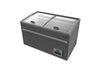 Combisteel Supermarket Chest Freezer Grey 1450mm Automatic Defrost - 7455.2665 Display Chest Freezers Combisteel