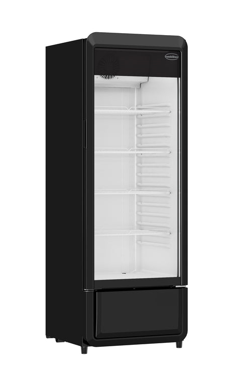 Combisteel Refrigerator 1 Glass Door Compact PIB-240R | 7455.3120 Upright Single Glass Door Chillers Combisteel