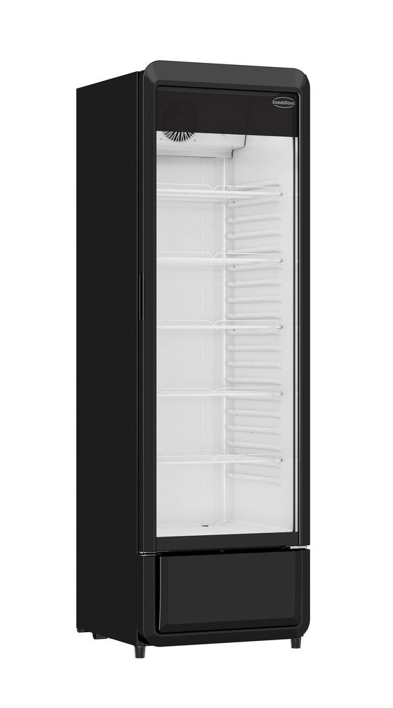 Combisteel Refrigerator 1 Glass Door PIB-280R | 7455.3125 Upright Single Glass Door Chillers Combisteel