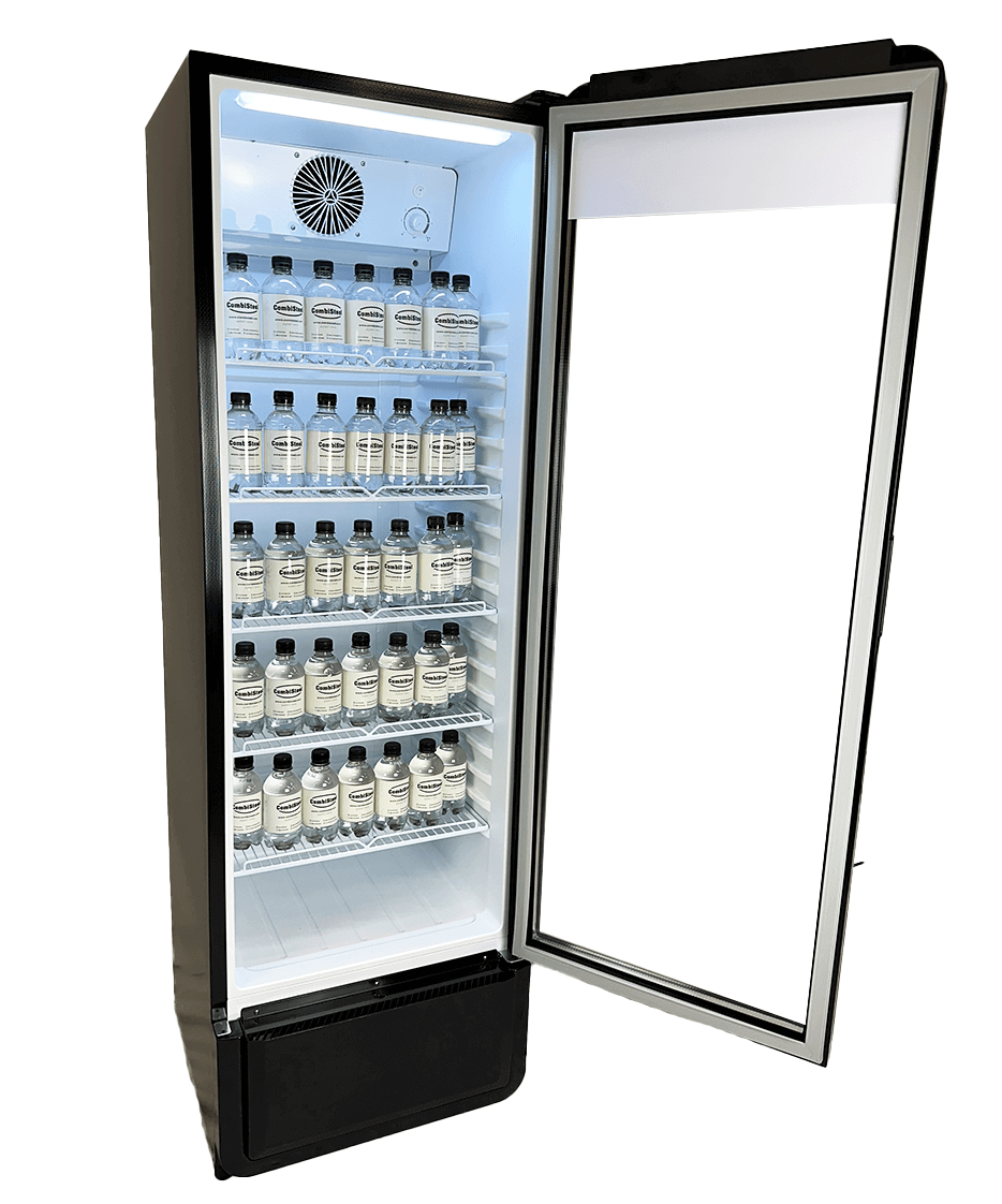 Combisteel Refrigerator 1 Glass Door PIB-280R | 7455.3125 Upright Single Glass Door Chillers Combisteel