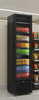 Combisteel Single Door Slimline Bottle Fridge Merchandiser Black 221 Litre - 7464.0205 Upright Single Door Bottle Coolers Combisteel