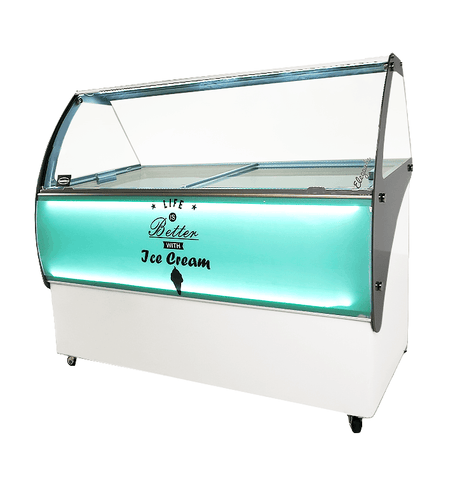 Combisteel Curacao Ice Cream Counter Display Freezer 10 x 5 Litre - 7472.0105 Ice Cream Display Freezers Combisteel