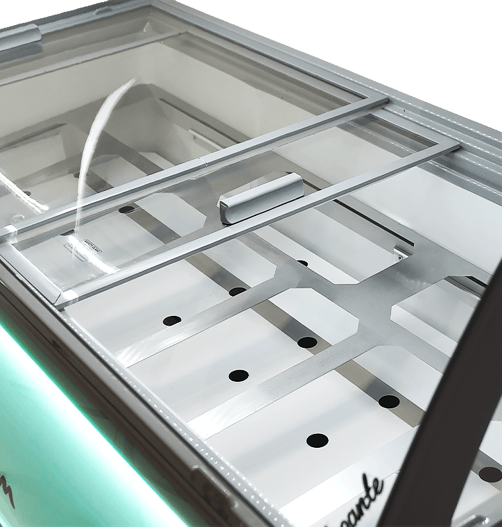 Combisteel Curacao Ice Cream Counter Display Freezer 10 x 5 Litre - 7472.0105 Ice Cream Display Freezers Combisteel