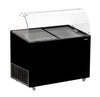 Combisteel Java Ice Cream Counter Display Freezer 8 x 5 Litre Black - 7472.0129 Ice Cream Display Freezers Combisteel   