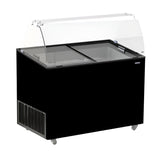 Combisteel Java Ice Cream Counter Display Freezer 8 x 5 Litre Black - 7472.0129 Ice Cream Display Freezers Combisteel   