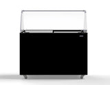 Combisteel Java Ice Cream Counter Display Freezer 8 x 5 Litre Black - 7472.0129 Ice Cream Display Freezers Combisteel   