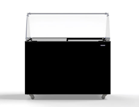 Combisteel Java Ice Cream Counter Display Freezer 8 x 5 Litre Black - 7472.0129 Ice Cream Display Freezers Combisteel   