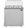 Combisteel Zanzibar Ice Cream Counter Display Freezer 6 x 7 Litre Round Tubs | 7472.0175 Ice Cream Display Freezers Combisteel