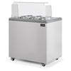 Combisteel Zanzibar Ice Cream Counter Display Freezer 6 x 7 Litre Round Tubs | 7472.0175 Ice Cream Display Freezers Combisteel