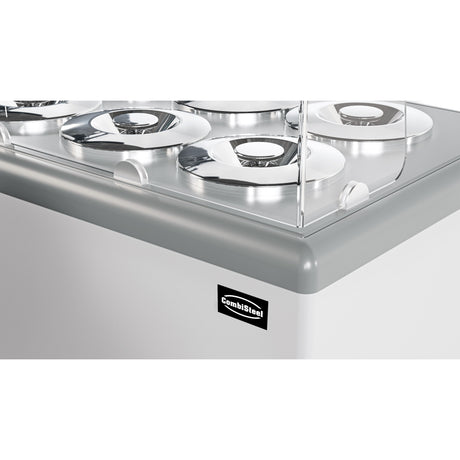 Combisteel Zanzibar Ice Cream Counter Display Freezer 6 x 7 Litre Round Tubs | 7472.0175 Ice Cream Display Freezers Combisteel