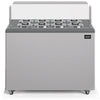 Combisteel Zanzibar Ice Cream Counter Display Freezer 8 x 7 Litre Round Tubs | 7472.0180 Ice Cream Display Freezers Combisteel