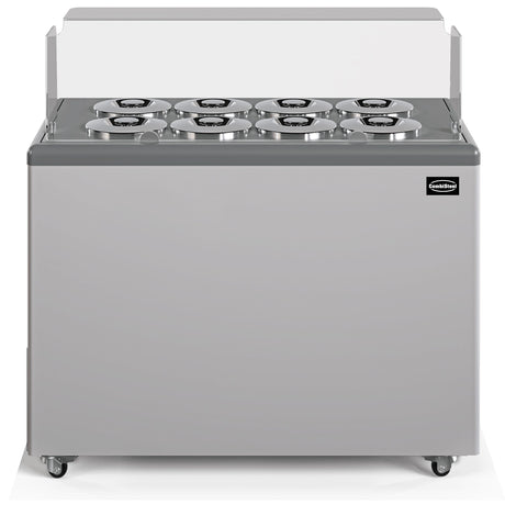 Combisteel Zanzibar Ice Cream Counter Display Freezer 8 x 7 Litre Round Tubs | 7472.0180 Ice Cream Display Freezers Combisteel