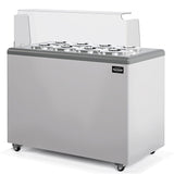 Combisteel Zanzibar Ice Cream Counter Display Freezer 8 x 7 Litre Round Tubs | 7472.0180 Ice Cream Display Freezers Combisteel