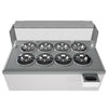 Combisteel Zanzibar Ice Cream Counter Display Freezer 8 x 7 Litre Round Tubs | 7472.0180 Ice Cream Display Freezers Combisteel
