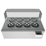 Combisteel Zanzibar Ice Cream Counter Display Freezer 8 x 7 Litre Round Tubs | 7472.0180 Ice Cream Display Freezers Combisteel