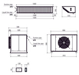 Combisteel Chiller Split Refrigeration Unit | Capacity 48.32-73.32 m3 - 7480.0045 Cold & Freezer Room Refrigeration Units Combisteel