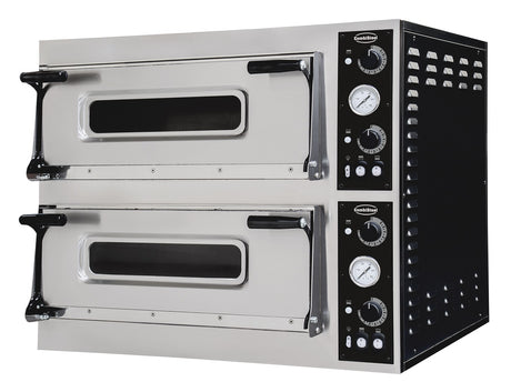 Combisteel Pizza Oven Trays Double 2 X 6 - 7485.0045 Twin Deck Pizza Ovens Combisteel   
