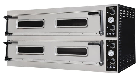 Combisteel Pizza Oven Trays Double 2 X 6 Large - 7485.0050 Twin Deck Pizza Ovens Combisteel   