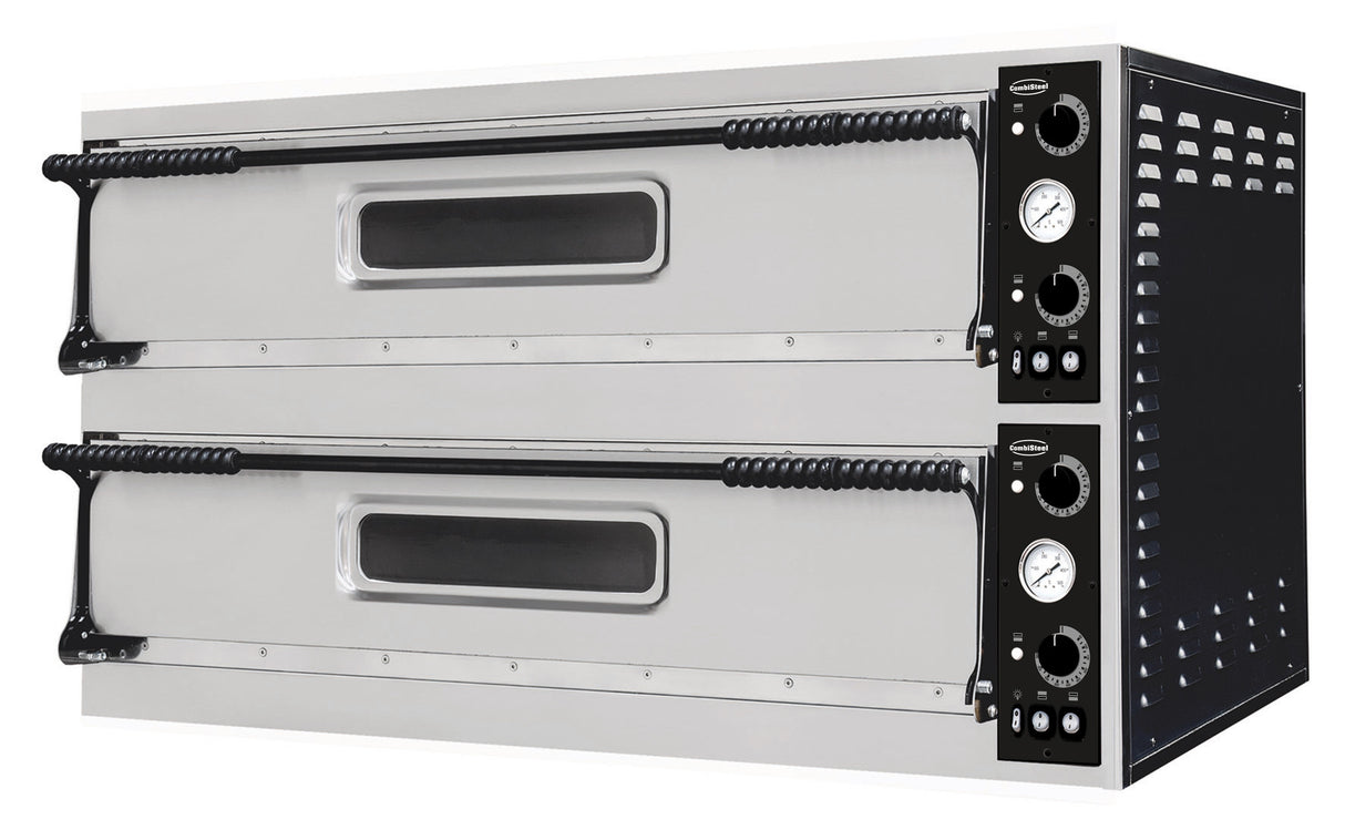 Combisteel Pizza Oven Double 2 X 3 - 7485.0145 Twin Deck Pizza Ovens Combisteel   