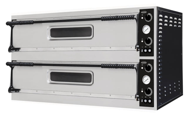 Combisteel Pizza Oven Double 2 X 3 - 7485.0145 Twin Deck Pizza Ovens Combisteel   