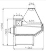 Combisteel Cold Display Owen 2.0 - 7486.0025 Standard Serve Over Counters Combisteel   