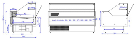 Combisteel Cold Display Morris 3.0  *Transport On Request* - 7486.0085 Standard Serve Over Counters Combisteel   