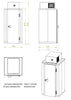 Combisteel Mini Cold Room Incl. Positive Unit - 7489.0300 Cold & Freezer Rooms Combisteel   