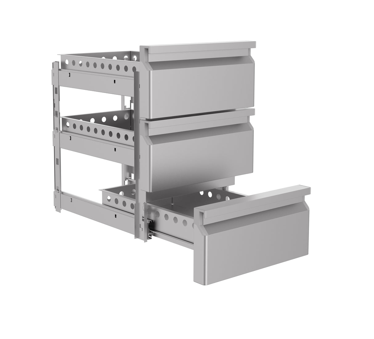 Combisteel Drawerset 1/3 Monoblock Soft Closing - 7489.0523 Combisteel Accessories & Spare Parts Combisteel   