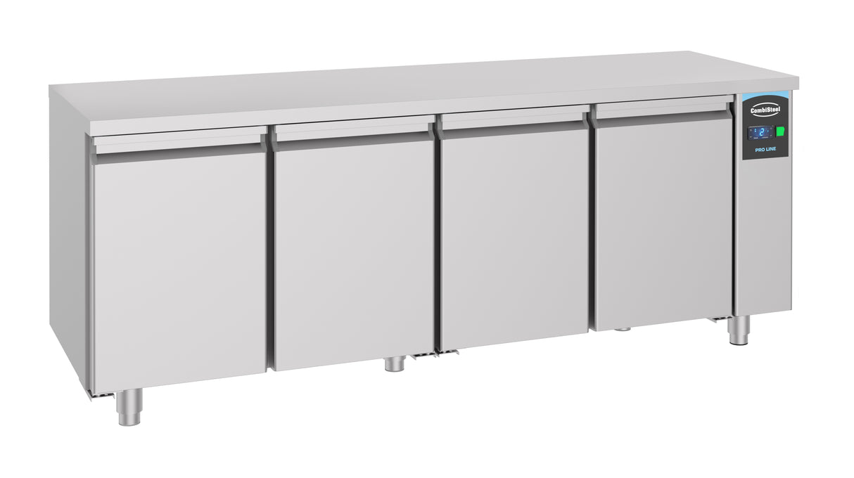 Combisteel 700 Refrigerate Counter 4 Doors Excl. Motor - 7489.5095 Refrigerated Counters - Four Door Combisteel   