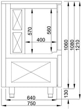 Combisteel Blast Chiller / Shock Freezer 7 x 1/1GN 25kg / 20kg - 7489.5210 Blast Chillers Combisteel   