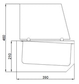 Combisteel Refrigerated Counter Top 6X 1/3 GN - 7489.5240 VRX Topping Units Combisteel   