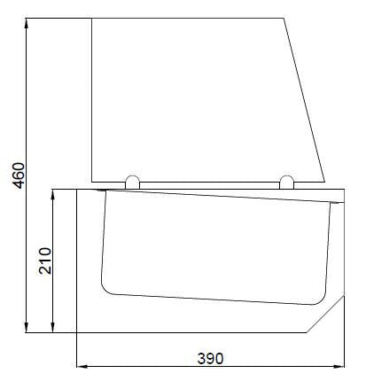 Combisteel Refrigerated Counter Top 6X 1/3 GN - 7489.5240 VRX Topping Units Combisteel   