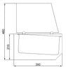 Combisteel Refrigerated Counter Top 10X 1/3 GN - 7489.5245 VRX Topping Units Combisteel   