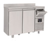 Combisteel 600 Refrigerated Counter 2 Doors  With Disposal Drawer For Coffee - 7489.5260 Refrigerated Counters - Double Door Combisteel   