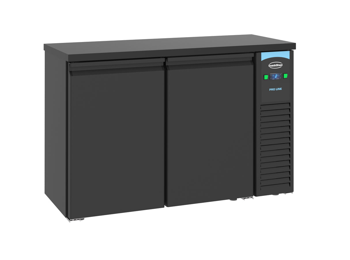 Combisteel Barcooler Black 2 Doors - 7489.5270 Double Door Bottle Coolers Combisteel   