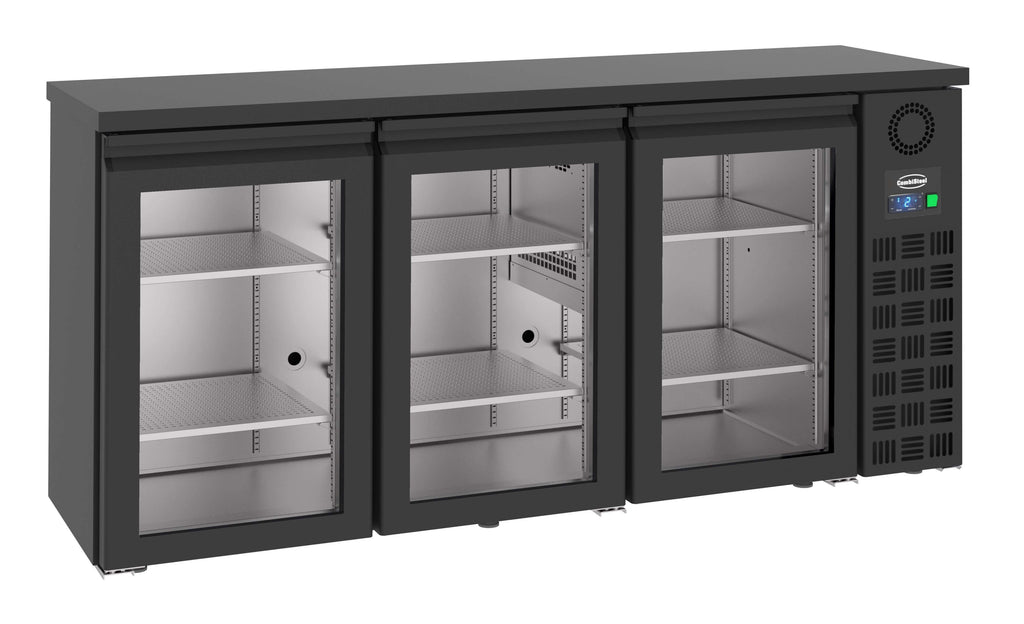 Combisteel Triple Door Back Bar Bottle Cooler Hinged Doors - 7489.5290 Triple Door Bottle Coolers Combisteel   