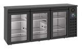 Combisteel Triple Door Back Bar Bottle Cooler Hinged Doors - 7489.5290 Triple Door Bottle Coolers Combisteel   