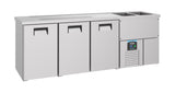 Combisteel Beer Counter 3 Doors 2R - 7489.5340 Bottle Cooler Beer Tap Counters Combisteel   
