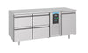 Combisteel 700 Refrigerated Counter 1 Door And 4 Drawers Monoblock - 7489.5365 Counter Fridges With Drawers Combisteel   