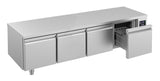 Combisteel Refrigerated Counter 600 Height 4 Drawers - 7489.5482 Counter Fridges With Drawers Combisteel   