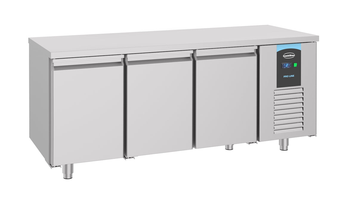 Combisteel 3 Triple Door Stainless Steel Counter Fridge 474Ltr - 7489.5505 Refrigerated Counters - Triple Door Combisteel   
