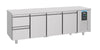 Combisteel 700 Refrigerated Counter 3 Doors 2 Drawers - 7489.5525 Counter Fridges With Drawers Combisteel   