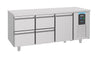 Combisteel 700 Refrigerated Counter 1 Door 4 Drawers - 7489.5530 Counter Fridges With Drawers Combisteel   